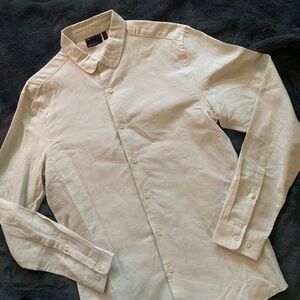 ASOS Linen Blend Button Up Shirt